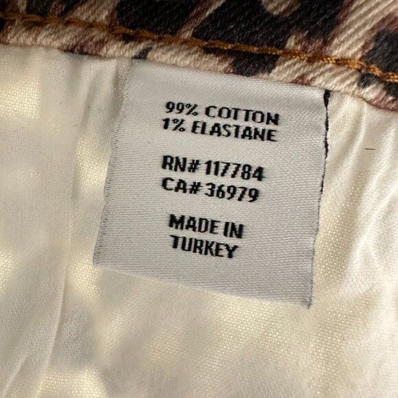 Rails Size 29 Denim Leopard Print Mini Skirt Casual Date Night Brunch Maximalist - Picture 6 of 6